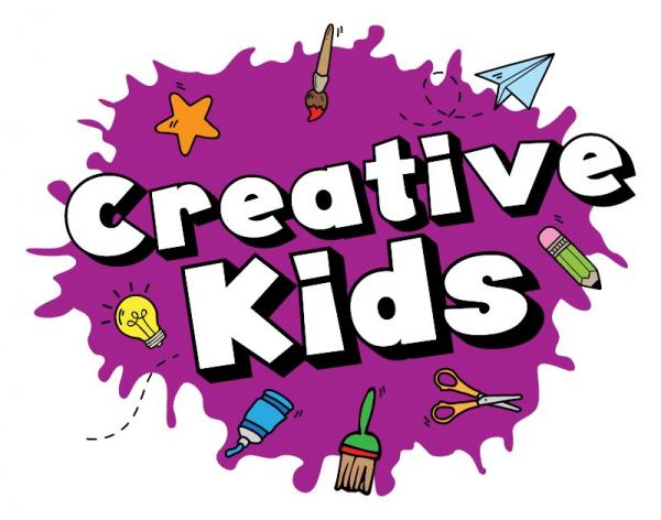 Illustration of the words Creative Kids
